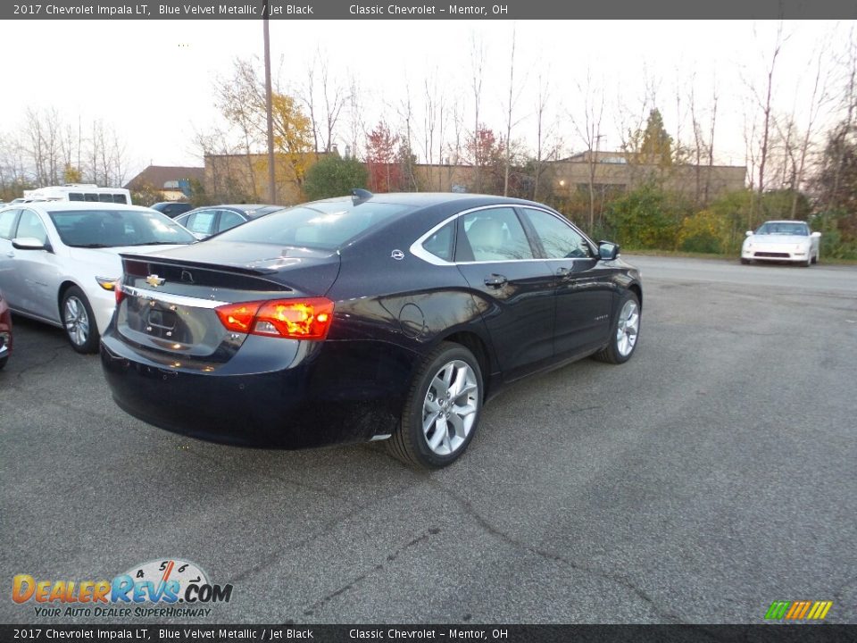 2017 Chevrolet Impala LT Blue Velvet Metallic / Jet Black Photo #4