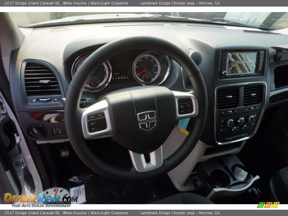 2017 Dodge Grand Caravan SE White Knuckle / Black/Light Graystone Photo #7