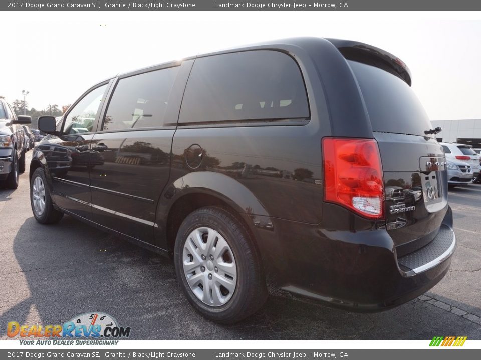 2017 Dodge Grand Caravan SE Granite / Black/Light Graystone Photo #2