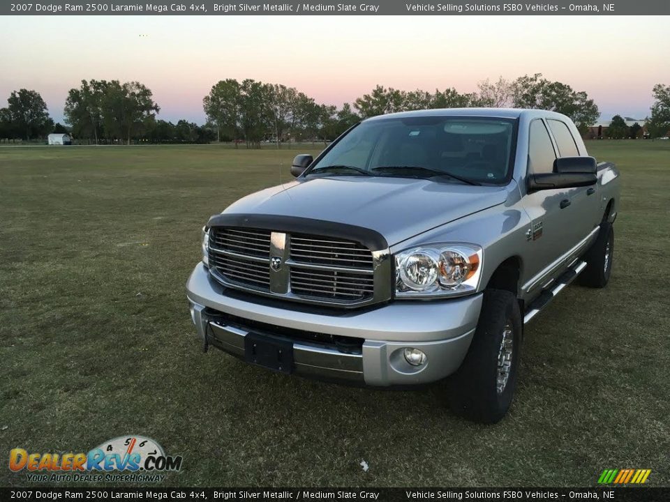 2007 Dodge Ram 2500 Laramie Mega Cab 4x4 Bright Silver Metallic / Medium Slate Gray Photo #5