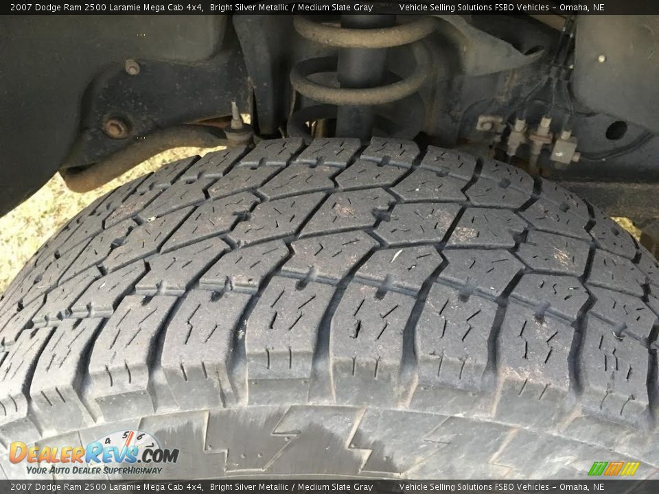 2007 Dodge Ram 2500 Laramie Mega Cab 4x4 Bright Silver Metallic / Medium Slate Gray Photo #7
