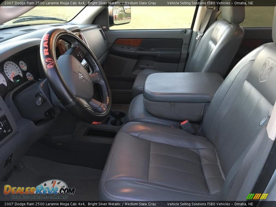 2007 Dodge Ram 2500 Laramie Mega Cab 4x4 Bright Silver Metallic / Medium Slate Gray Photo #8