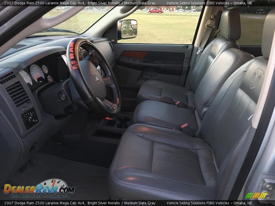 2007 Dodge Ram 2500 Laramie Mega Cab 4x4 Bright Silver Metallic / Medium Slate Gray Photo #9