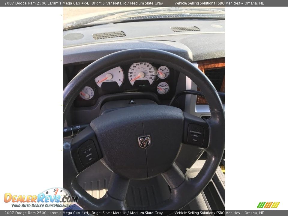 2007 Dodge Ram 2500 Laramie Mega Cab 4x4 Bright Silver Metallic / Medium Slate Gray Photo #16