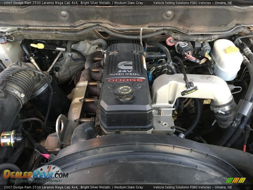 2007 Dodge Ram 2500 Laramie Mega Cab 4x4 Bright Silver Metallic / Medium Slate Gray Photo #17