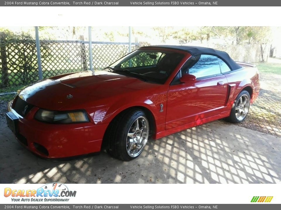 2004 Ford Mustang Cobra Convertible Torch Red / Dark Charcoal Photo #1