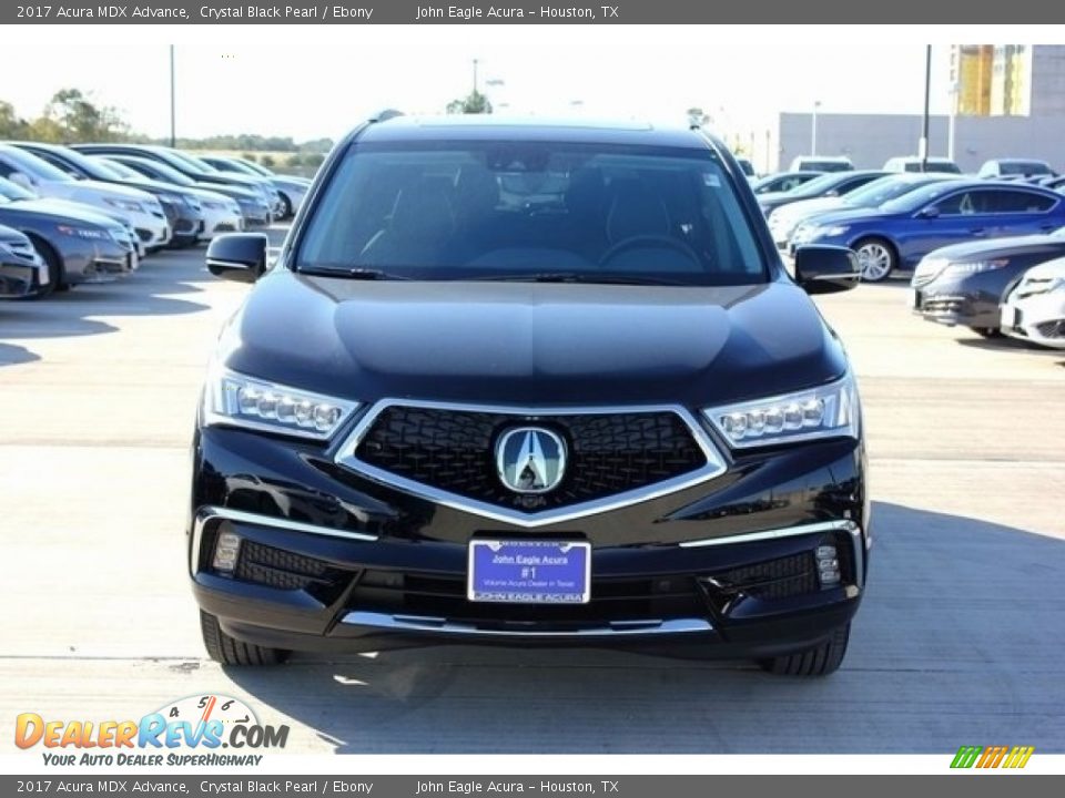 2017 Acura MDX Advance Crystal Black Pearl / Ebony Photo #2