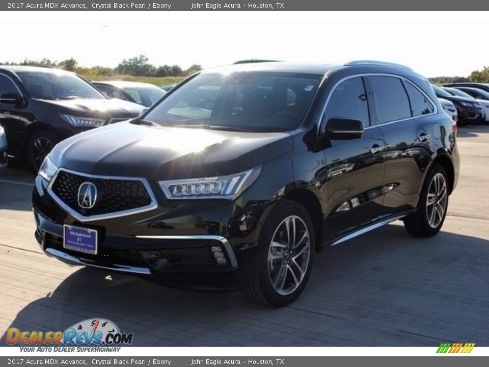 2017 Acura MDX Advance Crystal Black Pearl / Ebony Photo #3
