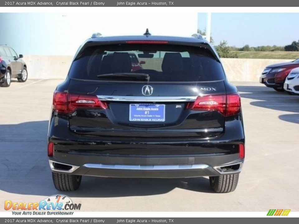 2017 Acura MDX Advance Crystal Black Pearl / Ebony Photo #6