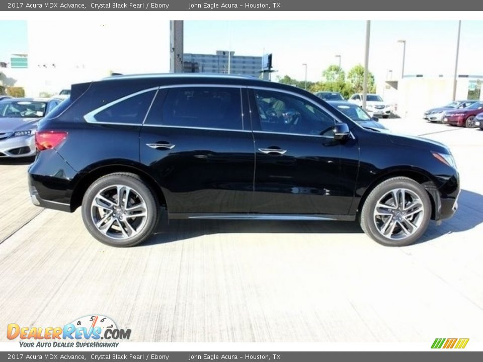 Crystal Black Pearl 2017 Acura MDX Advance Photo #8