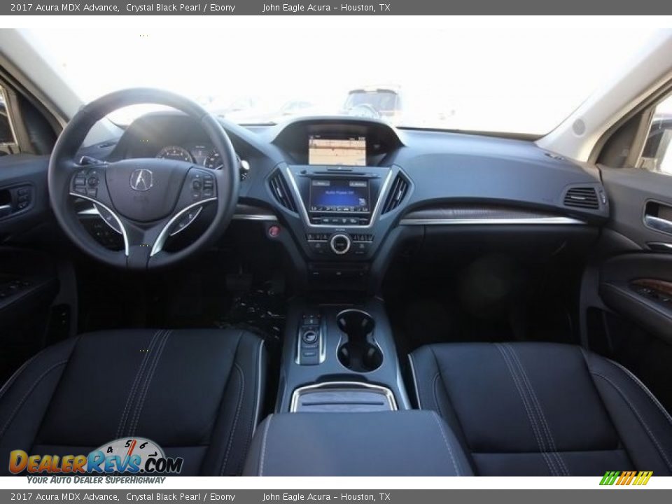 Ebony Interior - 2017 Acura MDX Advance Photo #9