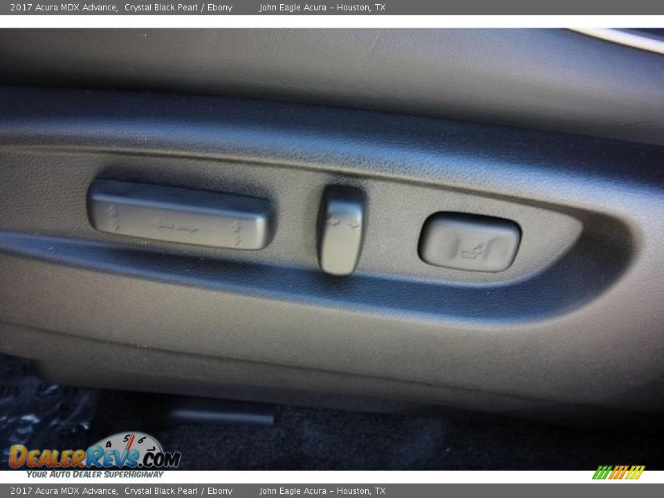2017 Acura MDX Advance Crystal Black Pearl / Ebony Photo #16