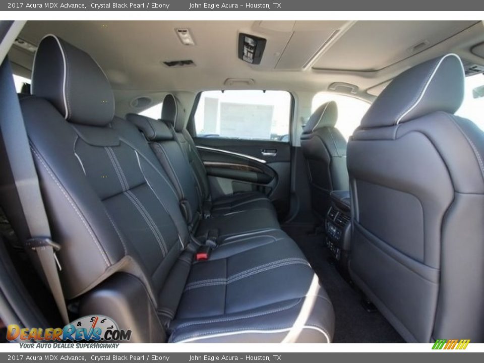 Rear Seat of 2017 Acura MDX Advance Photo #25