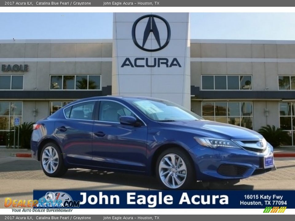 2017 Acura ILX Catalina Blue Pearl / Graystone Photo #1