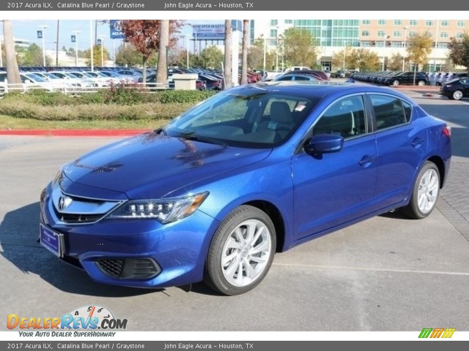 2017 Acura ILX Catalina Blue Pearl / Graystone Photo #3