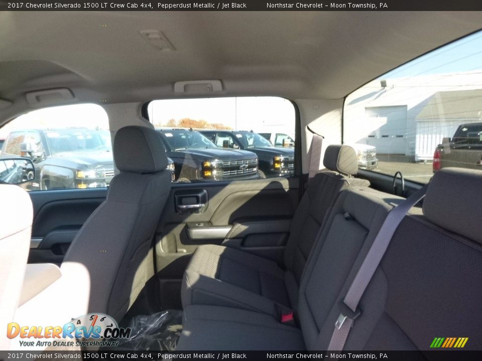 2017 Chevrolet Silverado 1500 LT Crew Cab 4x4 Pepperdust Metallic / Jet Black Photo #11