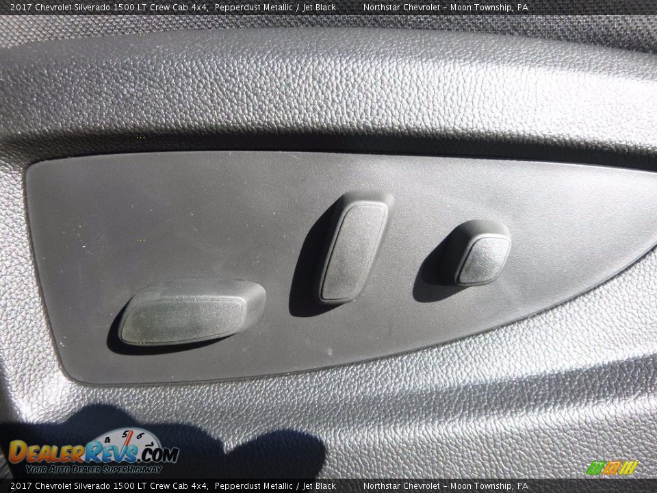 2017 Chevrolet Silverado 1500 LT Crew Cab 4x4 Pepperdust Metallic / Jet Black Photo #14