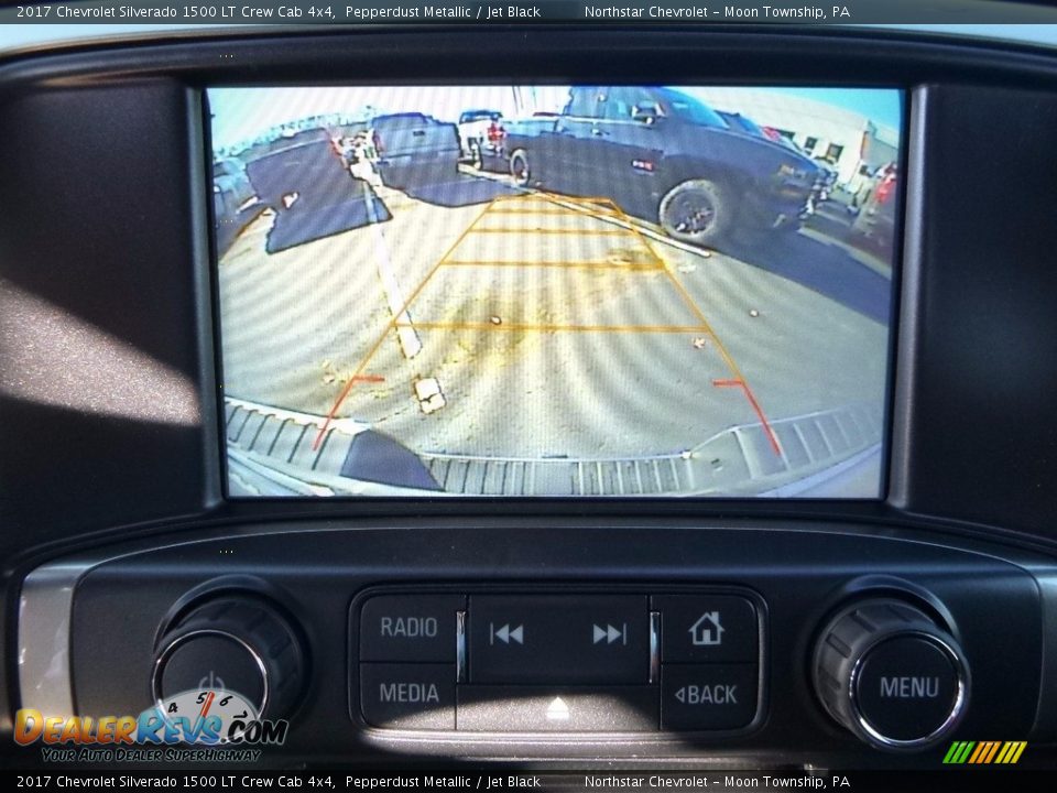 2017 Chevrolet Silverado 1500 LT Crew Cab 4x4 Pepperdust Metallic / Jet Black Photo #19