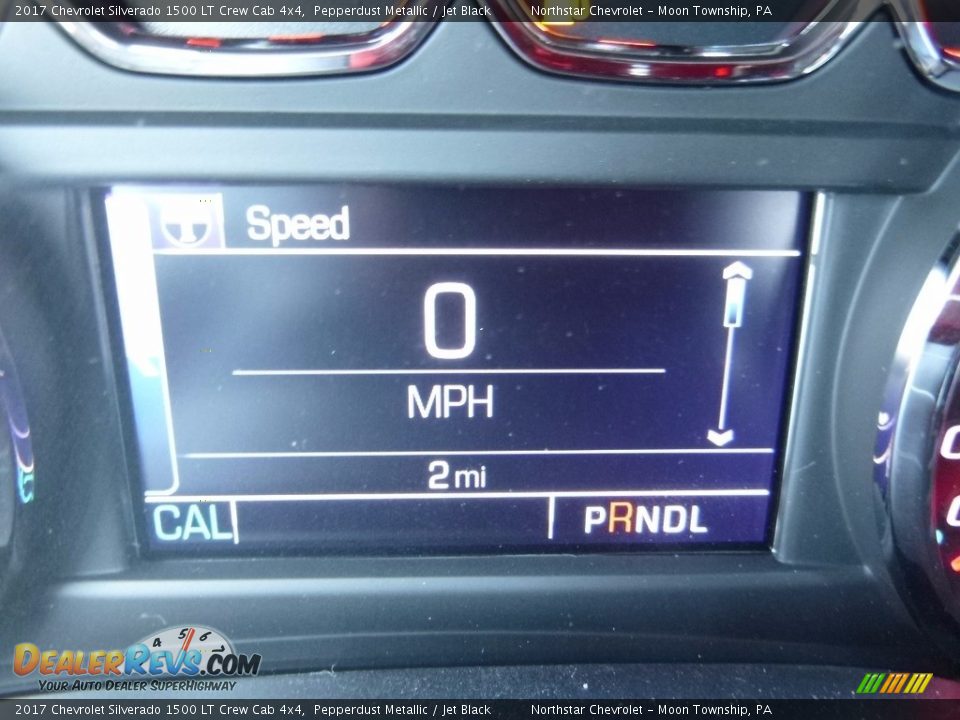 2017 Chevrolet Silverado 1500 LT Crew Cab 4x4 Pepperdust Metallic / Jet Black Photo #20
