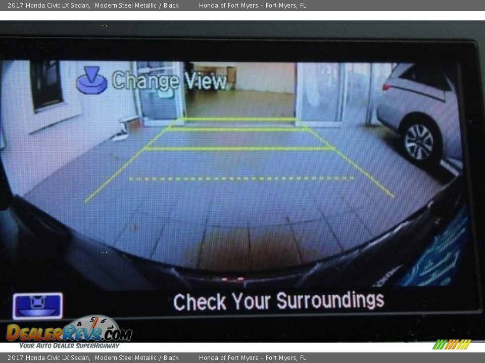 2017 Honda Civic LX Sedan Modern Steel Metallic / Black Photo #18