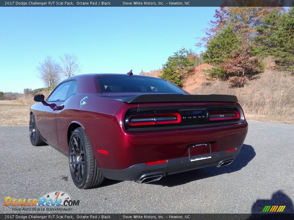 2017 Dodge Challenger R/T Scat Pack Octane Red / Black Photo #8