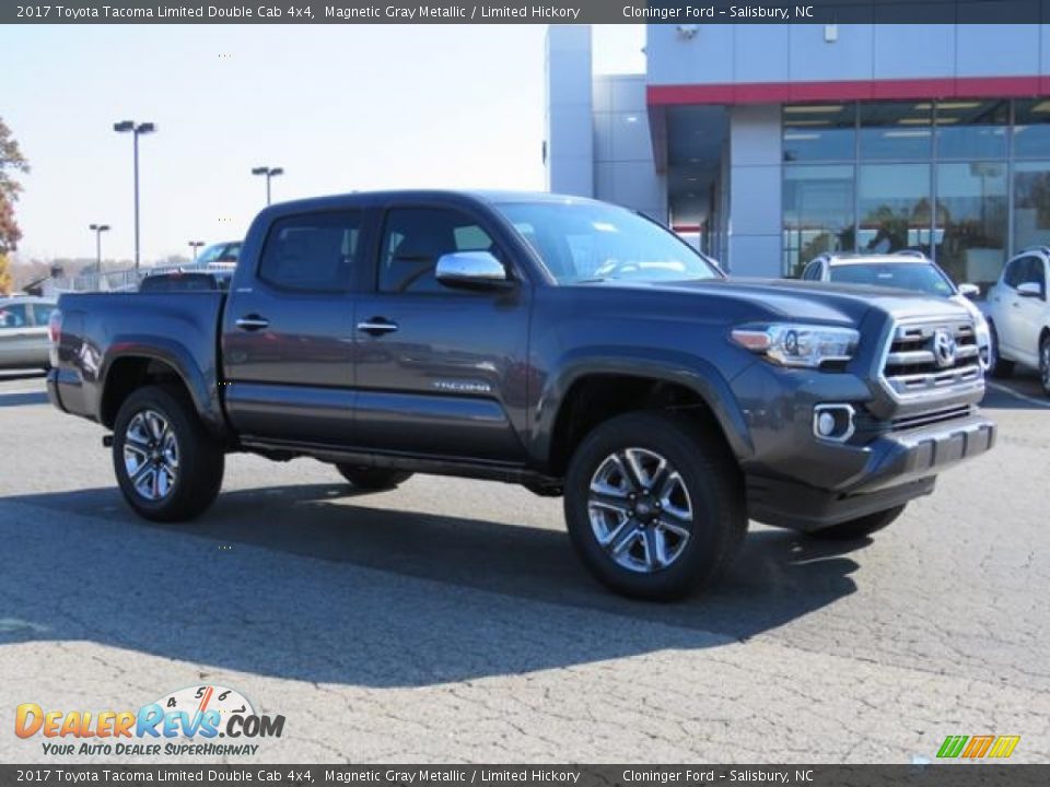 2017 Toyota Tacoma Limited Double Cab 4x4 Magnetic Gray Metallic / Limited Hickory Photo #1