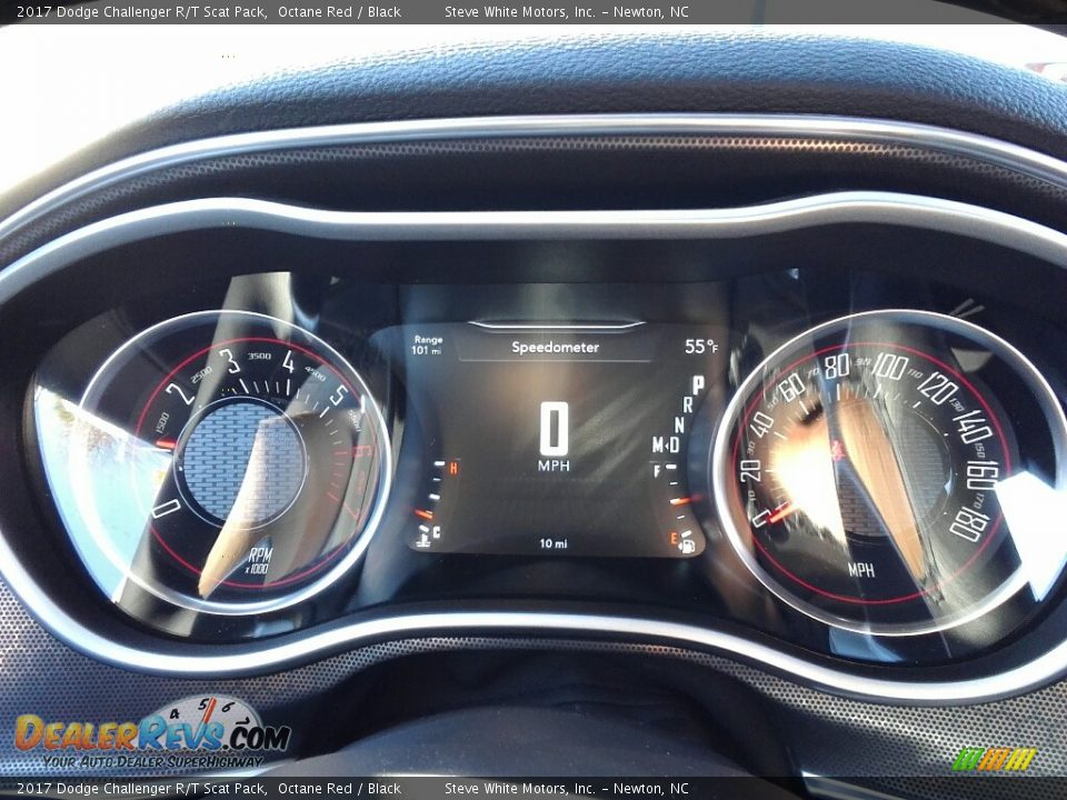 2017 Dodge Challenger R/T Scat Pack Octane Red / Black Photo #16