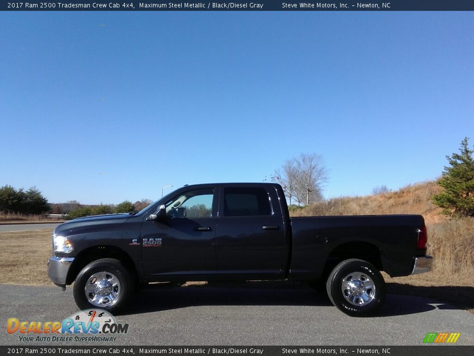 2017 Ram 2500 Tradesman Crew Cab 4x4 Maximum Steel Metallic / Black/Diesel Gray Photo #1