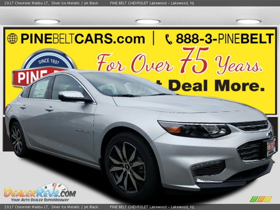 2017 Chevrolet Malibu LT Silver Ice Metallic / Jet Black Photo #1