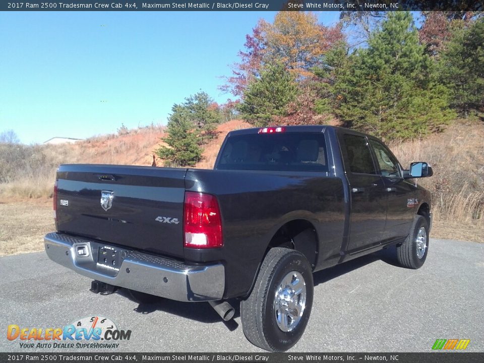 2017 Ram 2500 Tradesman Crew Cab 4x4 Maximum Steel Metallic / Black/Diesel Gray Photo #6