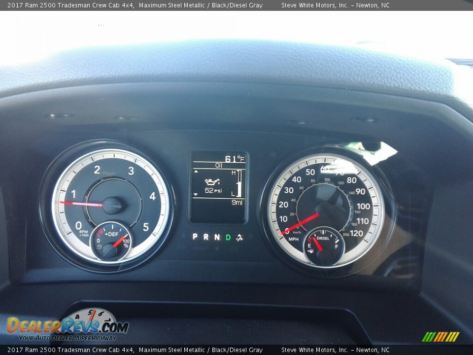 2017 Ram 2500 Tradesman Crew Cab 4x4 Maximum Steel Metallic / Black/Diesel Gray Photo #15