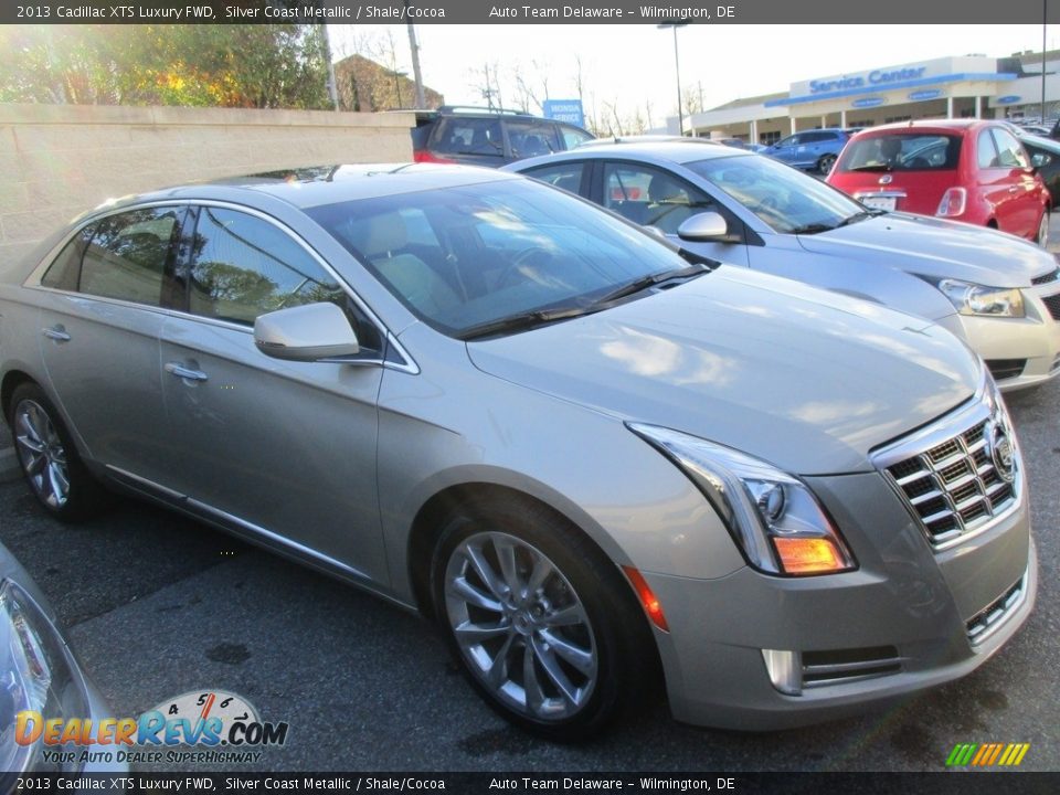 2013 Cadillac XTS Luxury FWD Silver Coast Metallic / Shale/Cocoa Photo #6