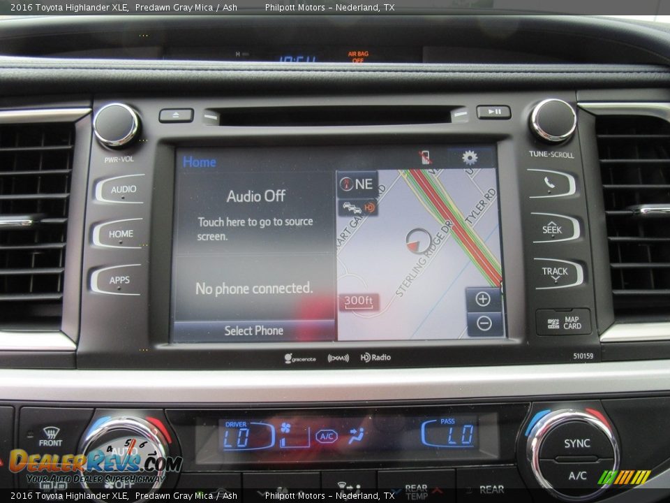 2016 Toyota Highlander XLE Predawn Gray Mica / Ash Photo #27