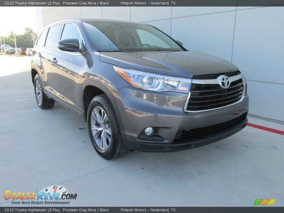2016 Toyota Highlander LE Plus Predawn Gray Mica / Black Photo #2