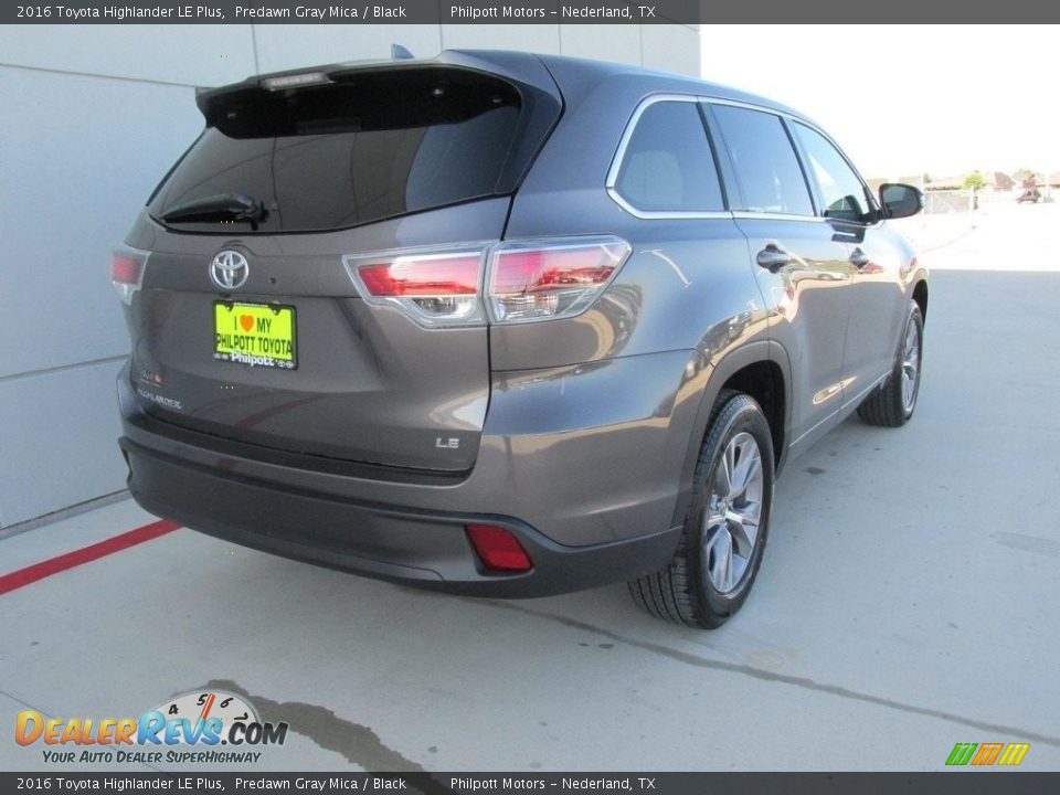 2016 Toyota Highlander LE Plus Predawn Gray Mica / Black Photo #4