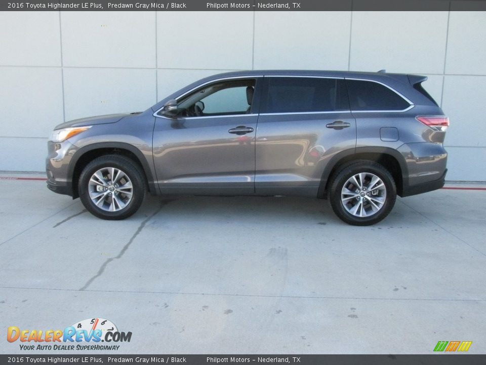2016 Toyota Highlander LE Plus Predawn Gray Mica / Black Photo #6