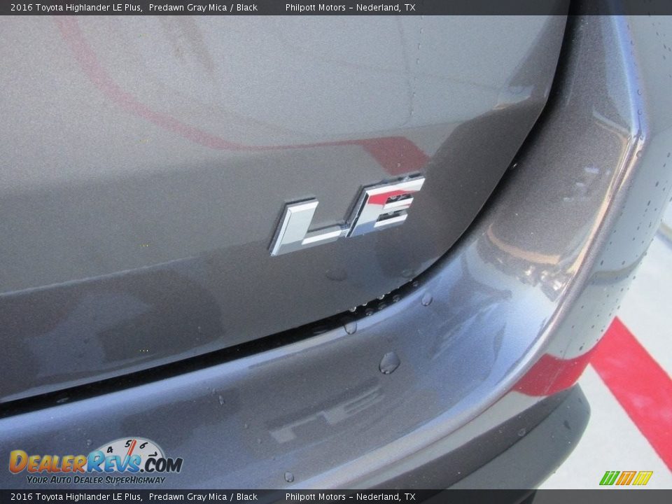 2016 Toyota Highlander LE Plus Predawn Gray Mica / Black Photo #14
