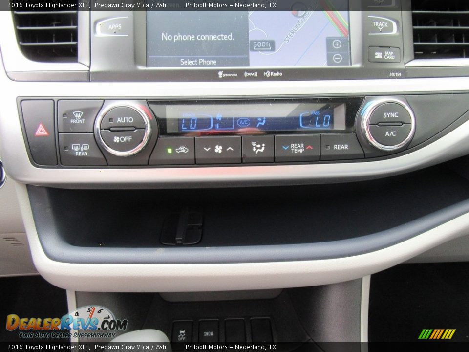 2016 Toyota Highlander XLE Predawn Gray Mica / Ash Photo #28