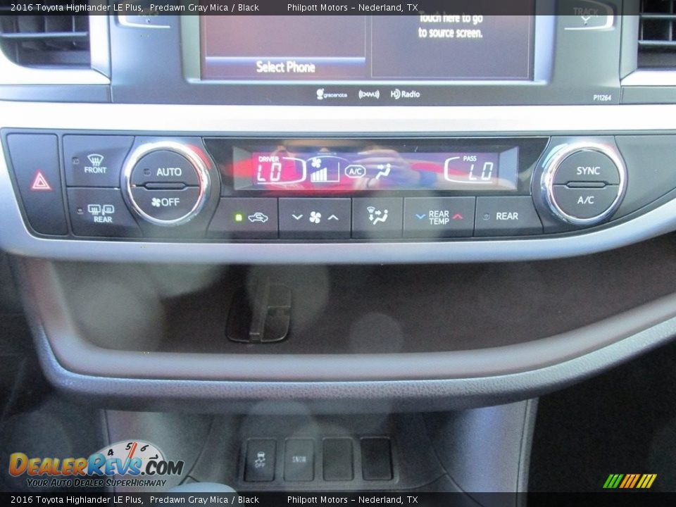 2016 Toyota Highlander LE Plus Predawn Gray Mica / Black Photo #27
