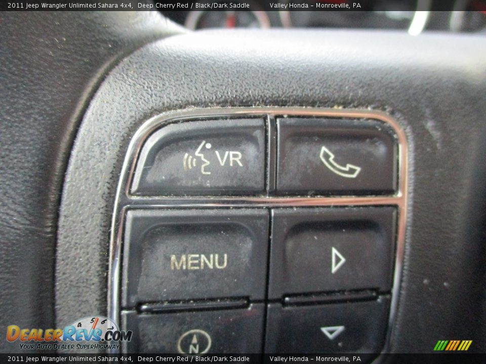 2011 Jeep Wrangler Unlimited Sahara 4x4 Deep Cherry Red / Black/Dark Saddle Photo #18