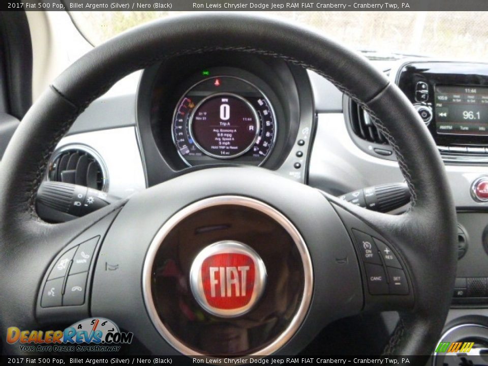 2017 Fiat 500 Pop Steering Wheel Photo #20