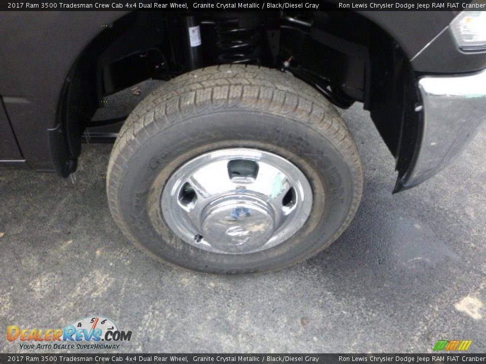 2017 Ram 3500 Tradesman Crew Cab 4x4 Dual Rear Wheel Granite Crystal Metallic / Black/Diesel Gray Photo #2