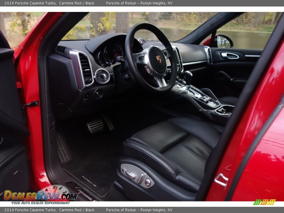 Front Seat of 2014 Porsche Cayenne Turbo Photo #10