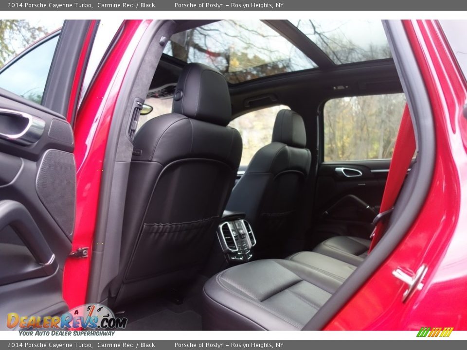 Rear Seat of 2014 Porsche Cayenne Turbo Photo #21