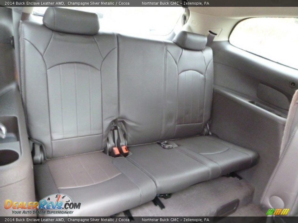 2014 Buick Enclave Leather AWD Champagne Silver Metallic / Cocoa Photo #15
