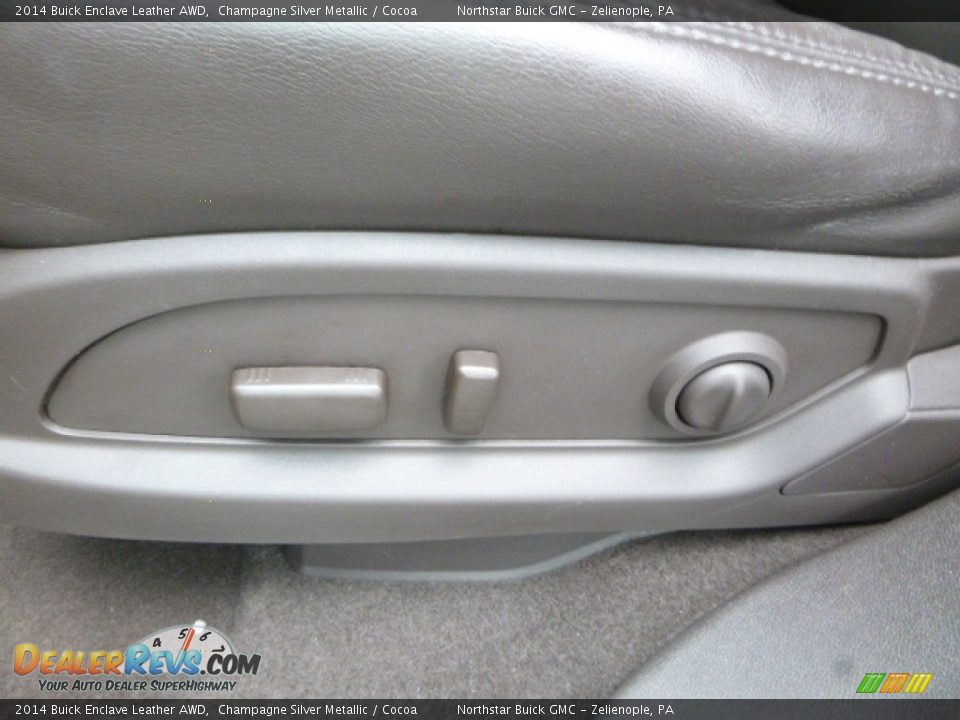 2014 Buick Enclave Leather AWD Champagne Silver Metallic / Cocoa Photo #19