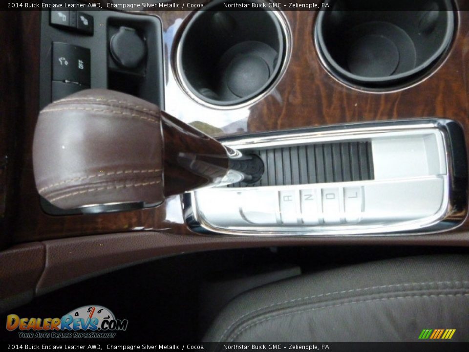 2014 Buick Enclave Leather AWD Champagne Silver Metallic / Cocoa Photo #20