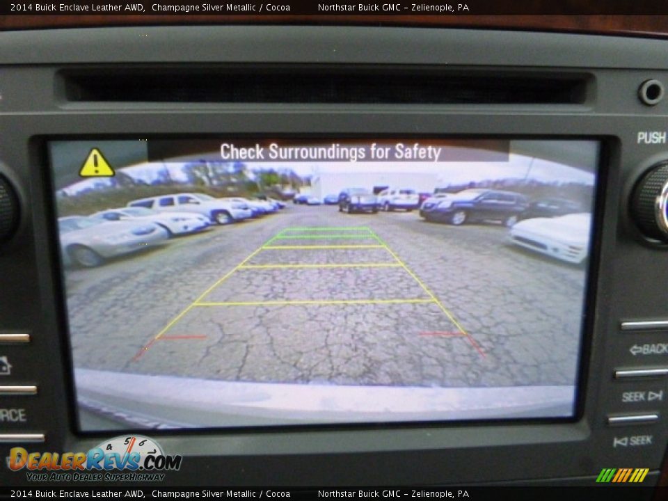 2014 Buick Enclave Leather AWD Champagne Silver Metallic / Cocoa Photo #23