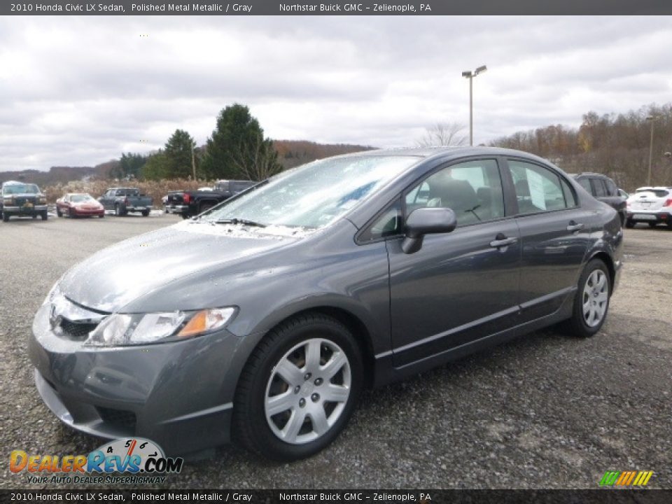2010 Honda Civic LX Sedan Polished Metal Metallic / Gray Photo #1