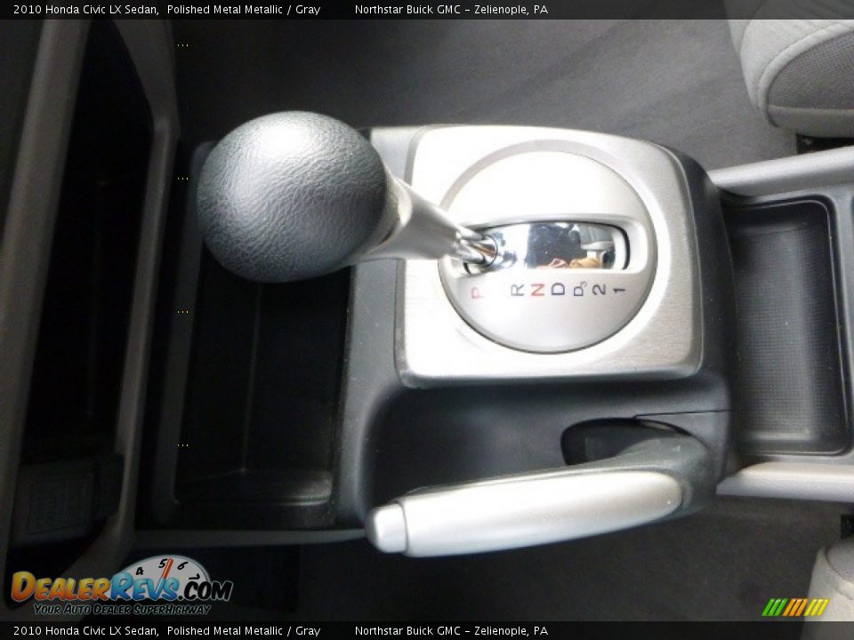 2010 Honda Civic LX Sedan Polished Metal Metallic / Gray Photo #22